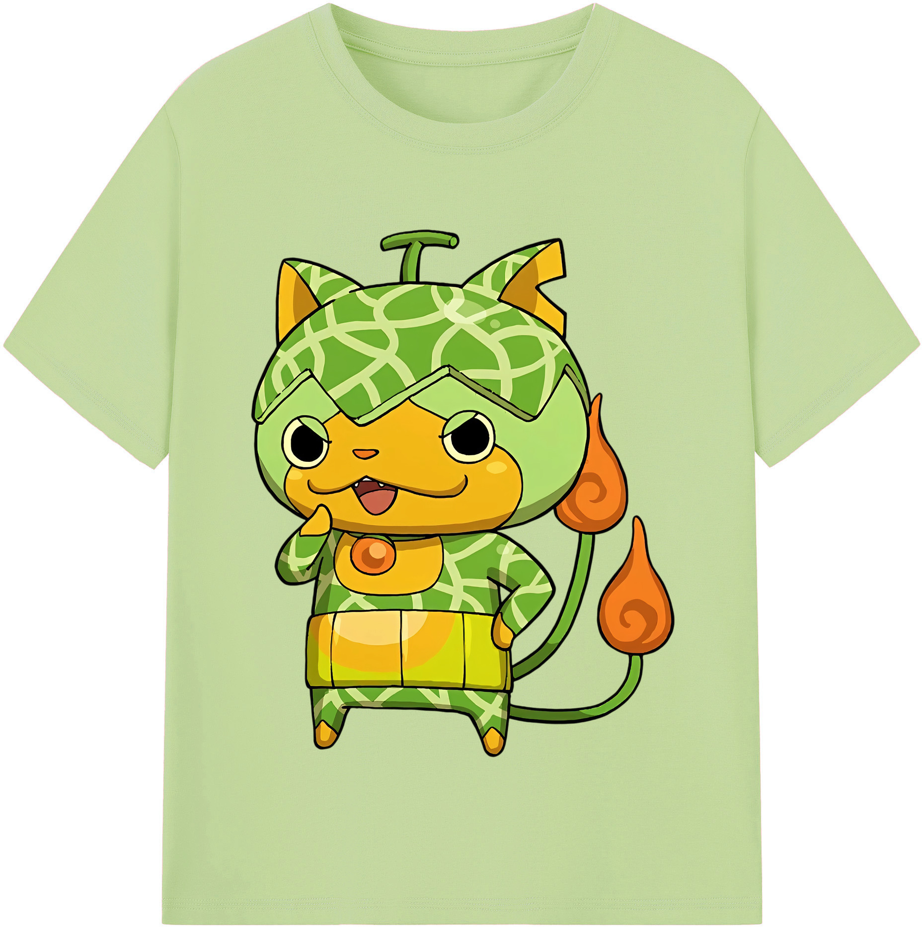 （画像用） 妖怪ウォッチ Yo-kai Watch 綿100％半袖Tシャツ（フロントプリント）